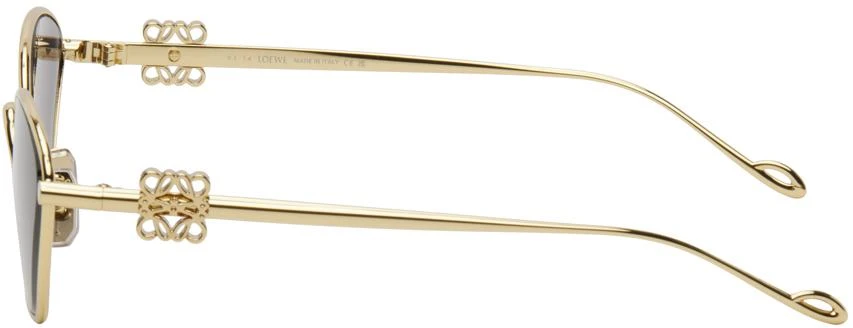 Loewe Gold Anagram Hexagonal Sunglasses 3