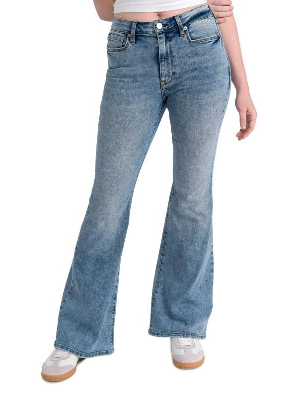 Seven7 High Rise Flare Leg Jeans 1