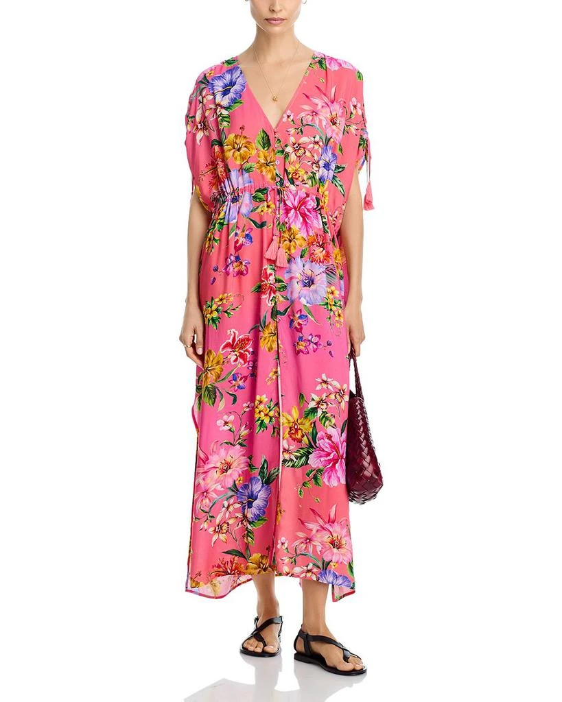 Johnny Was Kairi Swim Cover Up Kaftan 2