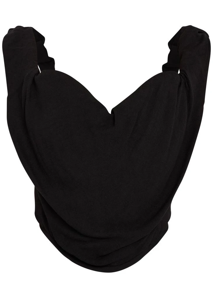 Vivienne Westwood Sunday draped woven corset top