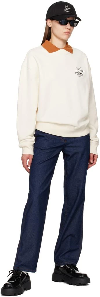 Maison Kitsune Off-White 'Café Kitsune' Sweater 4