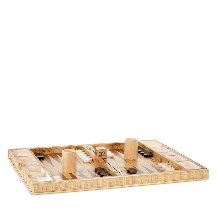 AERIN Cane Backgammon Set