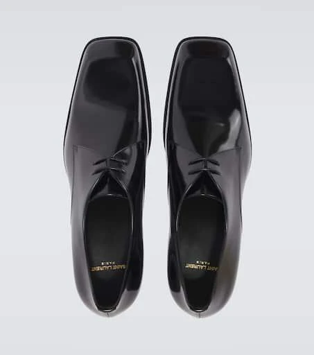Yves Saint Laurent Jean leather Derby shoes 3