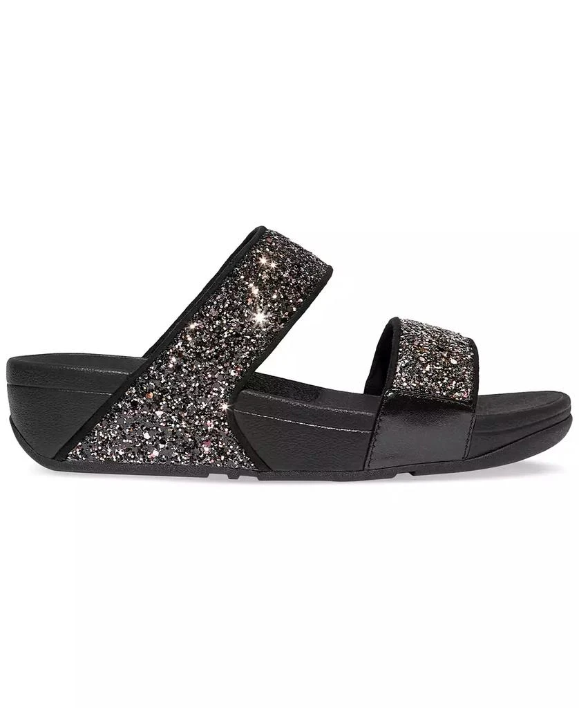 FitFlop Women's Lulu Multi-Tonal Glitter Wedge Sandals 6