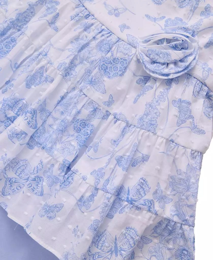 Bonnie Baby Baby Girls 2-Piece Clip Dot Toile Outfit 3