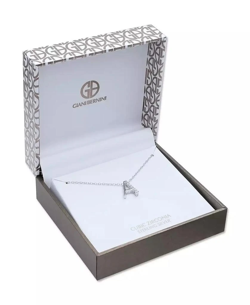 Giani Bernini Cubic Zirconia Initial Pendant Necklace in Sterling Silver 3