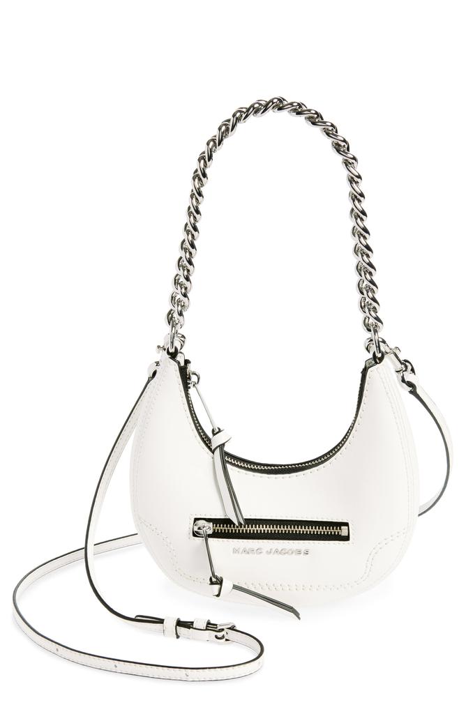 25年★Marc Jacobs Mini Crescent Crossbody Bag 4S5HCR032H02 Amazon.com: Marc Jacobs Mini Crescent Crinkle Leather