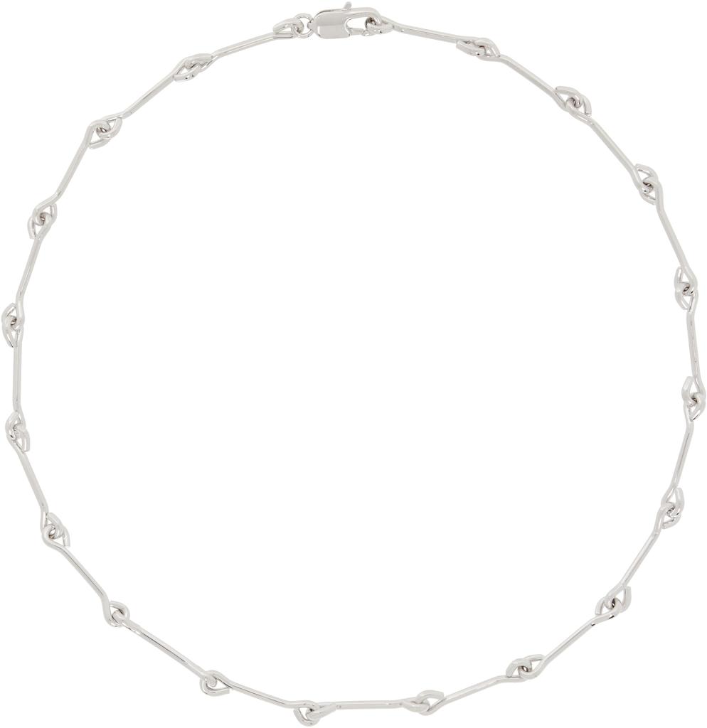Laura Lombardi Silver Treccia Necklace