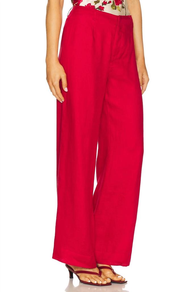 CAMI NYC Iracemi High Rise Pant In Campari