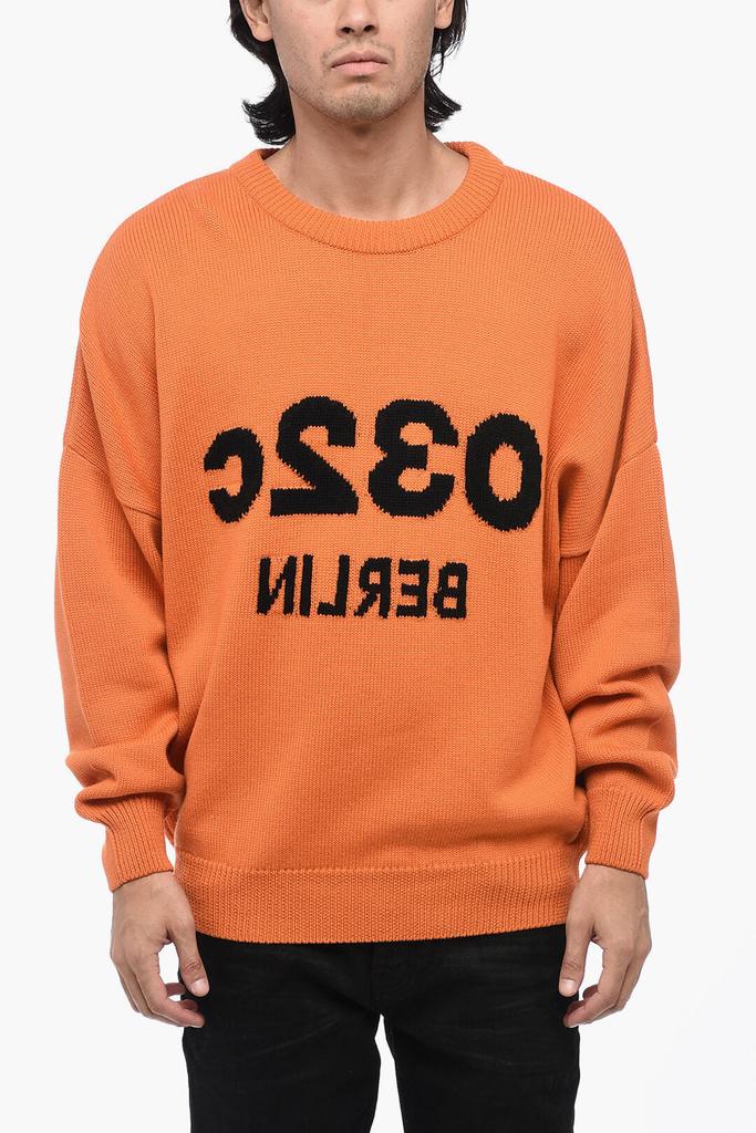 032c 032c Merino Wool SAFETY Crew-neck Sweater