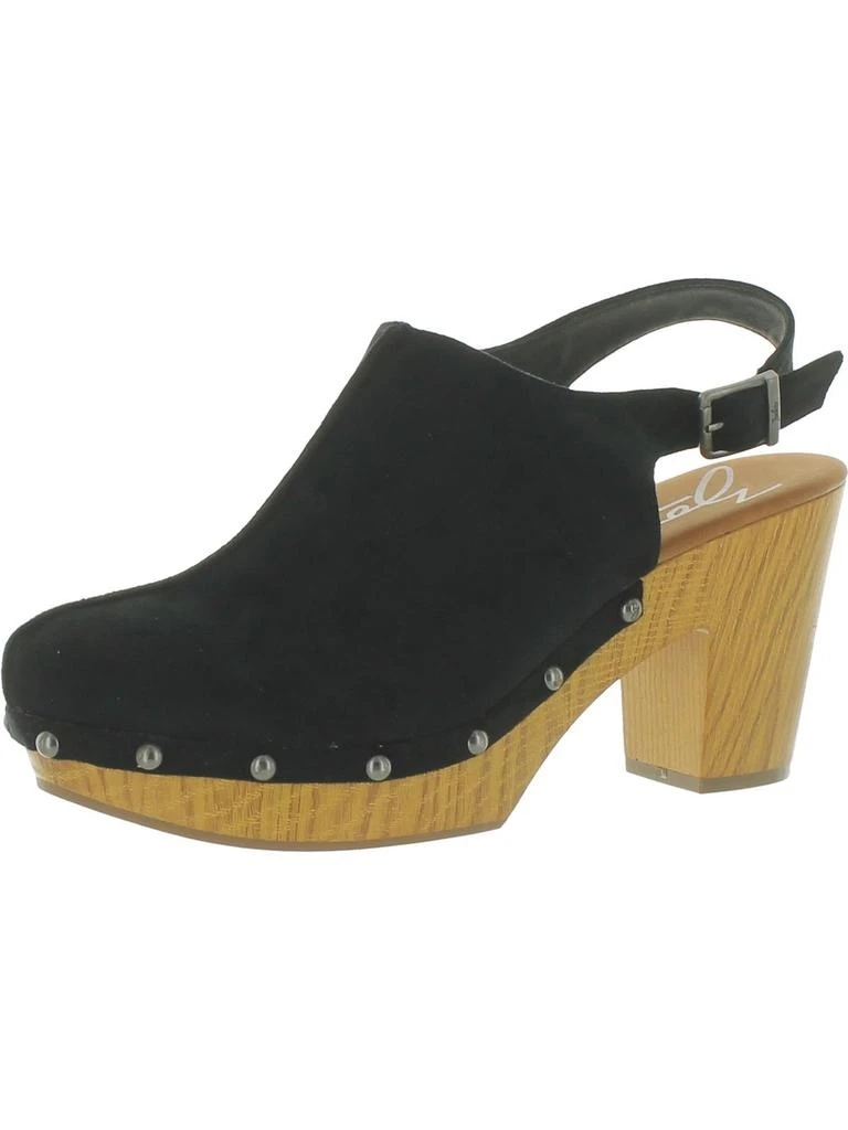 ZODIAC Chessa-Clog Womens Leather Ankle Strap Clogs 1