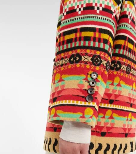 ETRO Wool-blend jacquard blazer 5