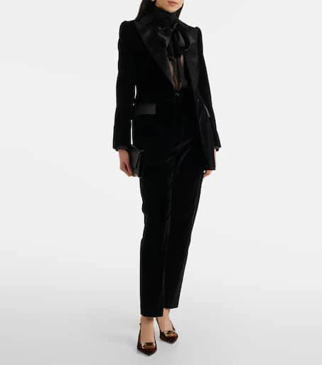 Gianvito Rossi Jaipur 55 leopard-print velvet slingback pumps 3