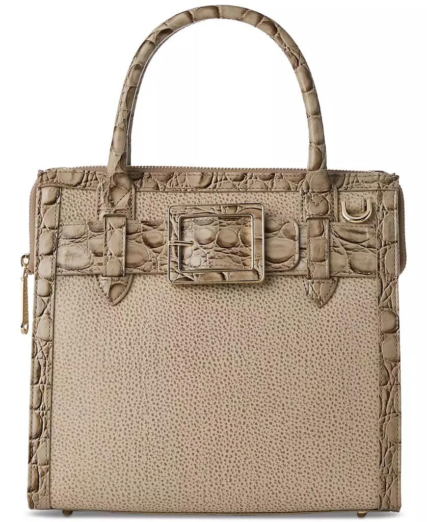 Brahmin Caroline Wind Chime Cumulus Small Leather Satchel 2