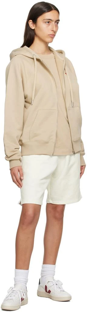 AMI Beige Ami de Cœur Hoodie 4