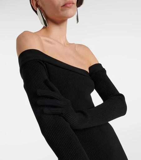knee length dresses for ladies Jean Paul Gaultier Trompe L'oeil High Neck Long Sleeve Dress  Antidote  Fashion and Lifestyle