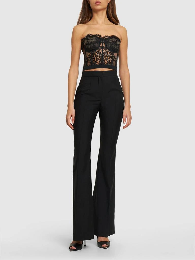 Alexander McQueen Strapless Lace Bustier Top 1