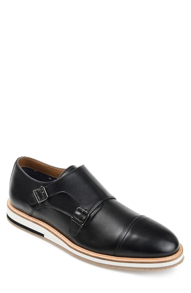 Thomas & Vine Thatcher Perforated Leather Monk Strap Derby