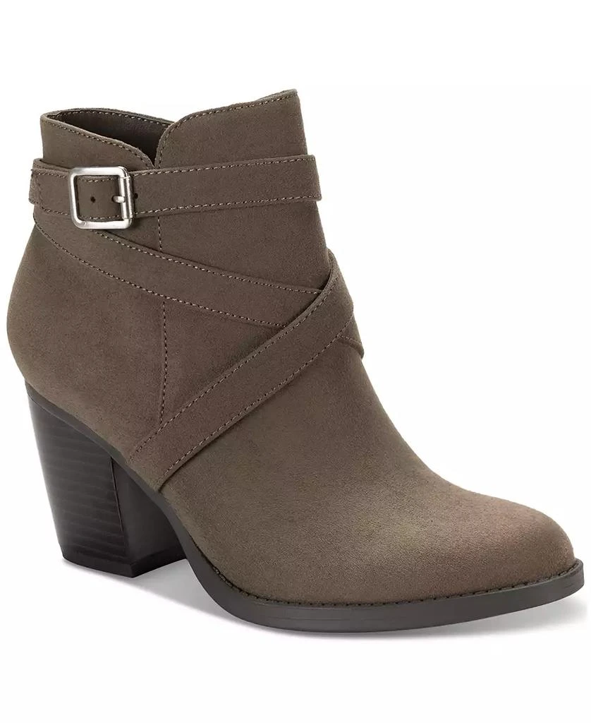 Style & Co Women's Zetaa Strappy Belt-Heel Booties, Created for Macy's 1