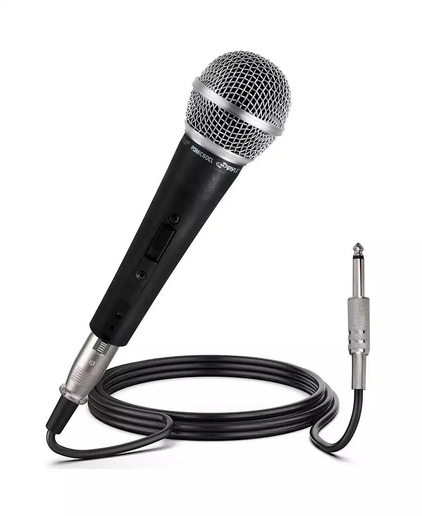 Pyle Professional Dynamic Microphone, Unidirectional Handheld Mic with ON/OFF Switch
