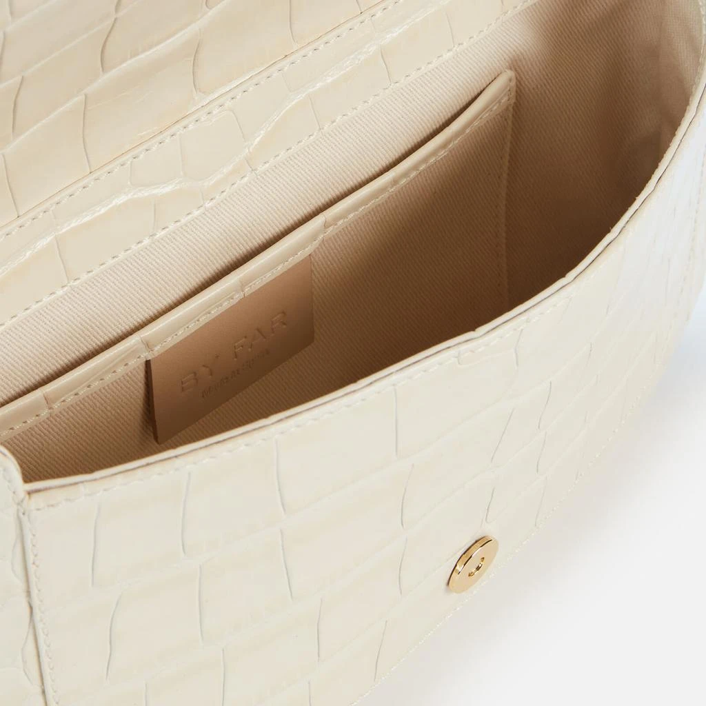 by FAR Women's Miranda Croco Shoulder Bag - Cream 5