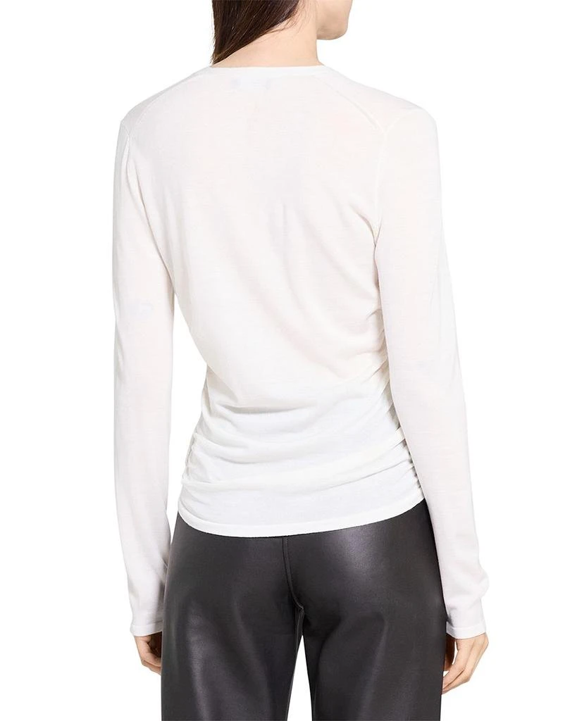 Theory Shirred Cardigan Sweater 3