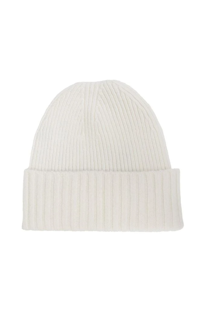 Y-3 Y-3 Logo Printed Ribbed-Knit Beanie 2