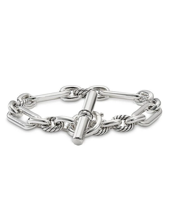 David Yurman Lexington Chain Bracelet with Diamonds