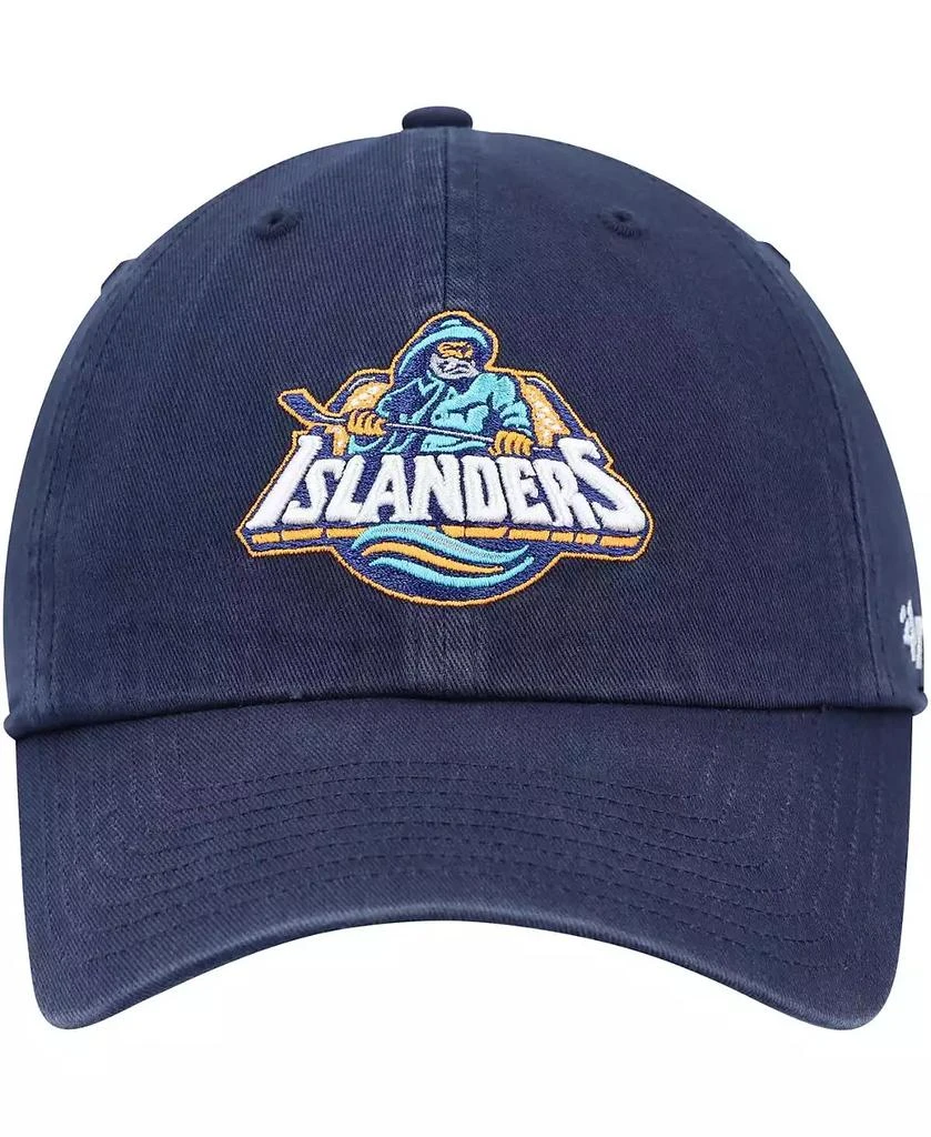 47 Brand Men's Navy New York Islanders Clean Up Adjustable Hat 2