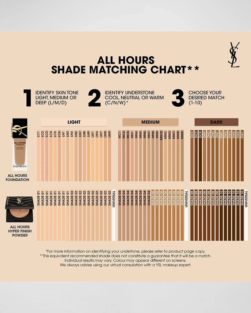 Yves Saint Laurent All Hours Hyper Finish Finishing Powder 8
