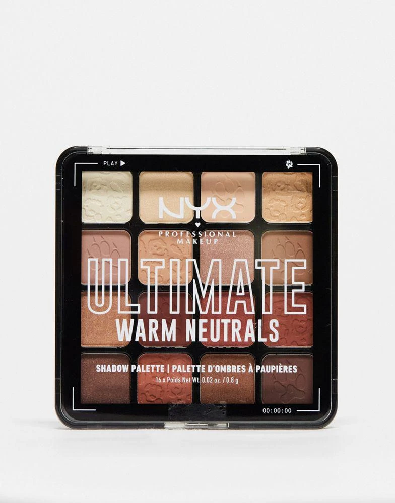 NYX Professional Makeup NYX Professional Makeup Ultimate Shadow Palette Vegan 16-Pan - Warm Neutrals 3