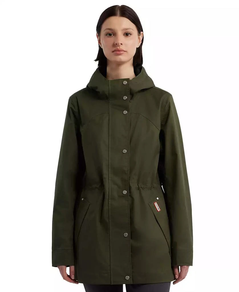 Hunter Women's Hooded Waterproof Rain Jacket 1