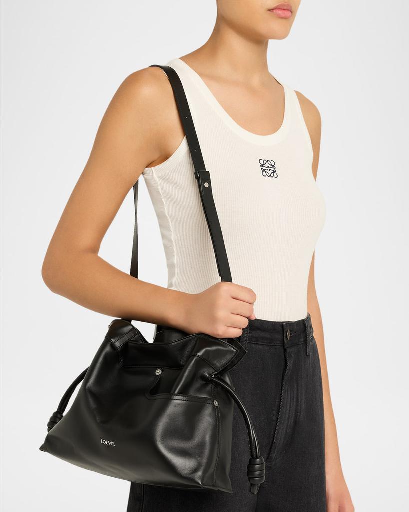 Loewe Flamenco Panta Clutch Bag in Leather