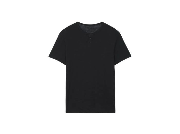 Kujten T-Shirt Lino T-Shirt Col Tunisien Lin 1