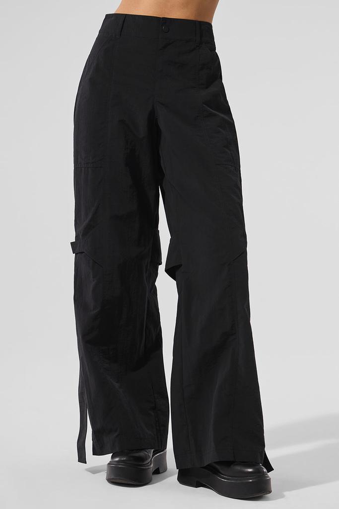 Alo High-Waist Voyager Trouser - Black