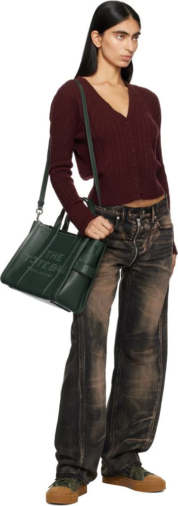 Marc Jacobs Green 'The Leather Medium' Tote 4