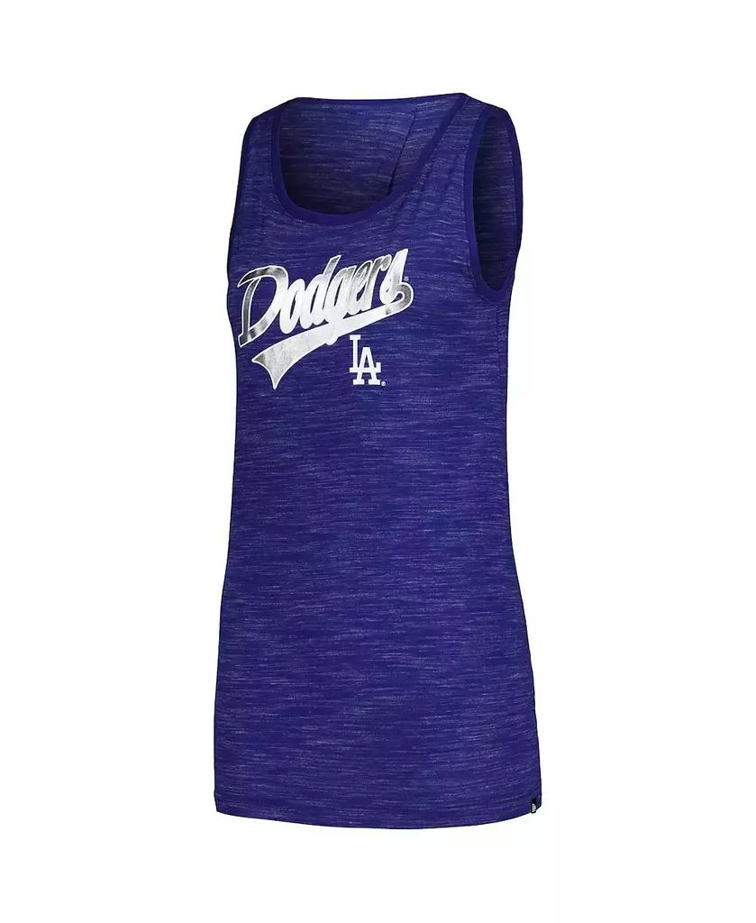 New Era Women's Royal Los Angeles Dodgers Space-Dye Active Tank Top 3