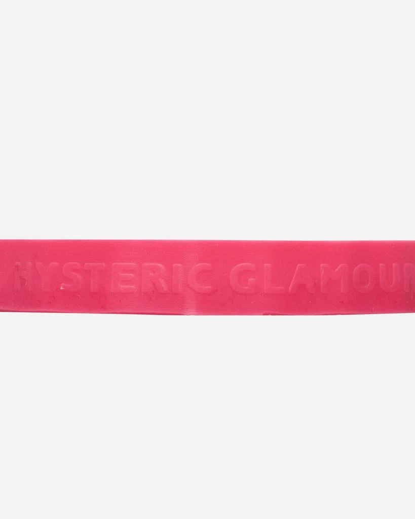 Hysteric Glamour Silicone Studs Bangle Pink 4