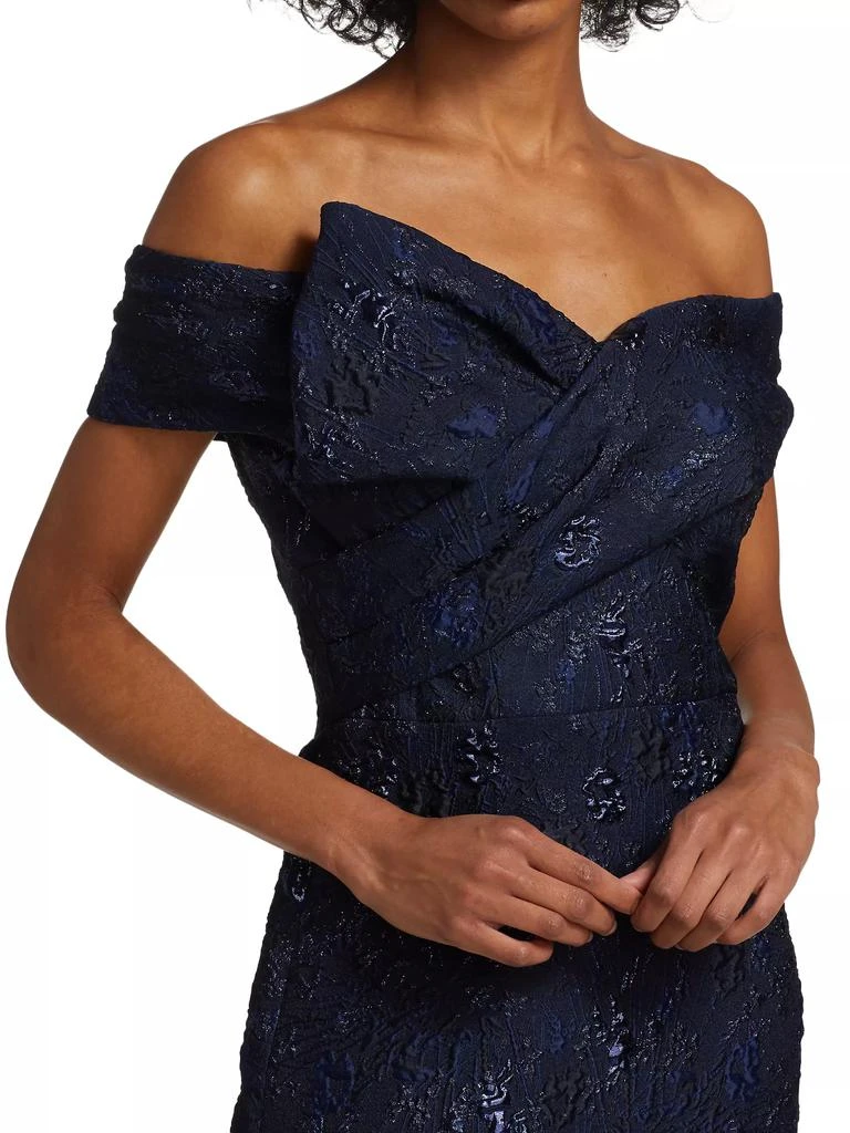 Teri Jon Off-The-Shoulder Gown 6
