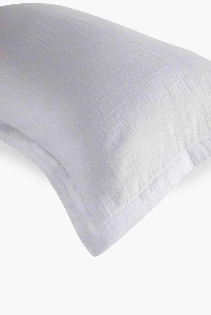 Christy Organic retreat relaxed feel 100% organic cotton king pillowcase pair 2