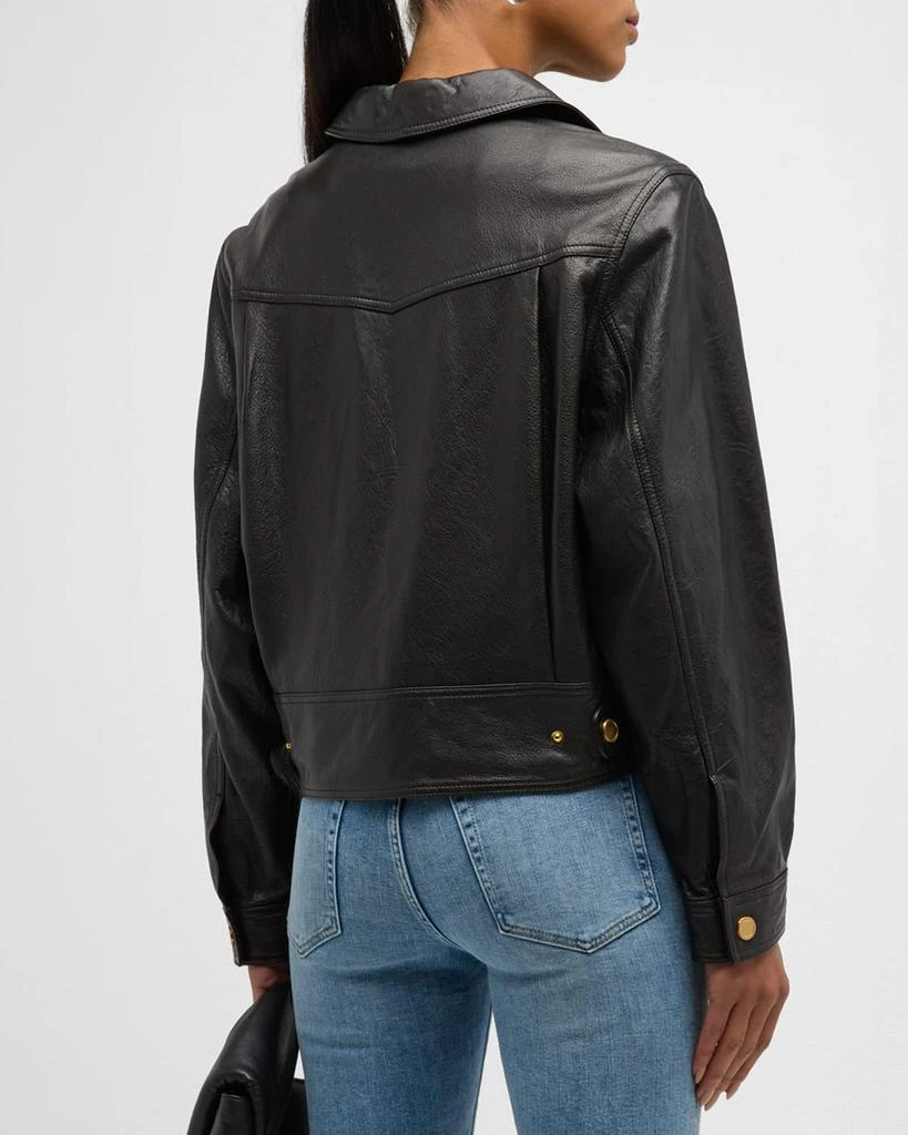 FRAME Leather Heart Jacket 3