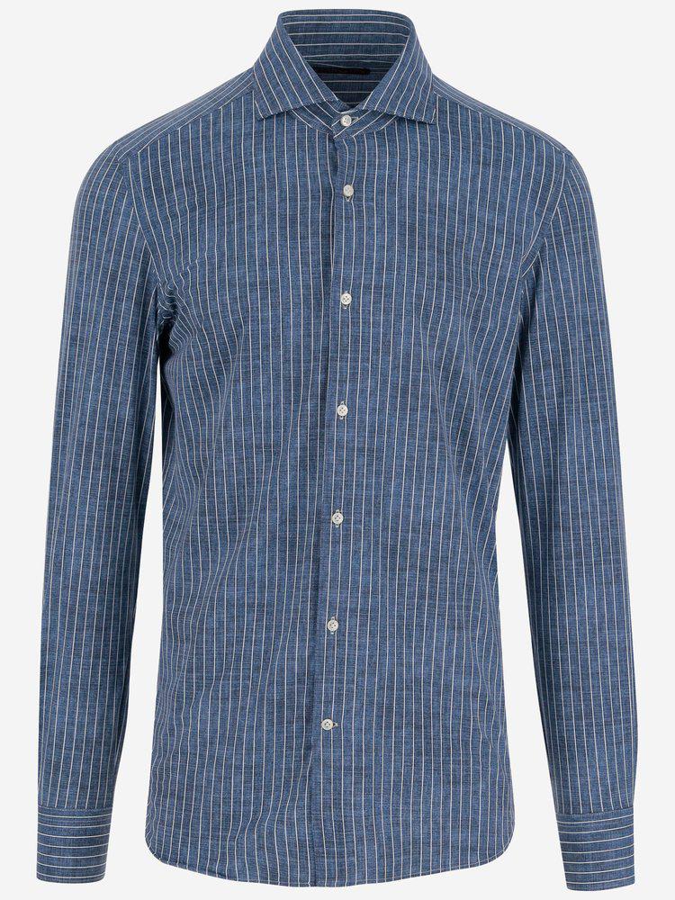 BRIAN DALES Brian Dales Verona Striped Shirt