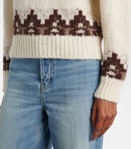 FRAME Fair Isle alpaca-blend sweater 5