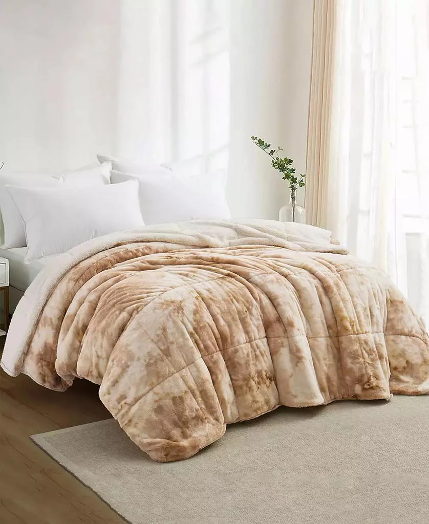 UNIKOME Reversible Medium Weight Plush Faux Fur Comforter 2