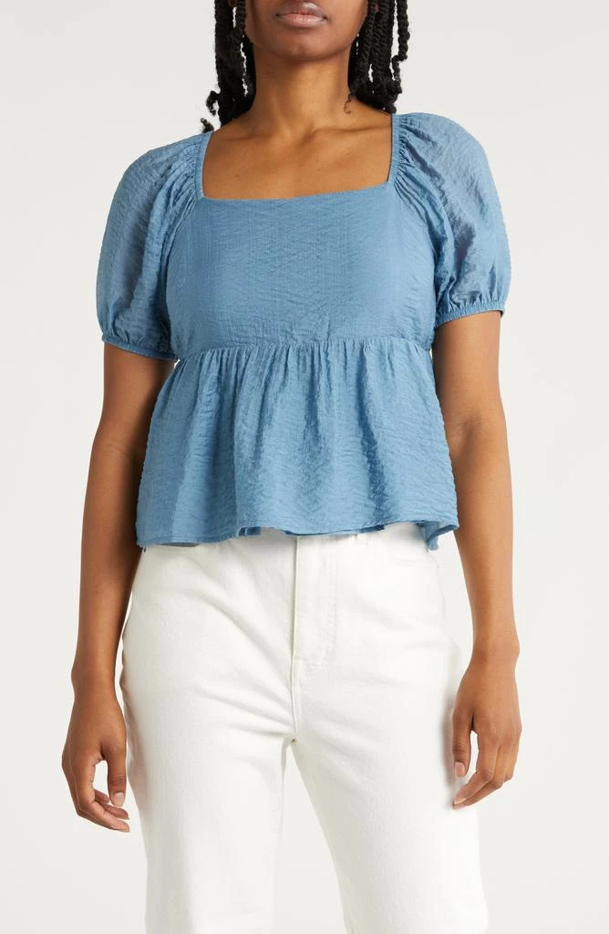 Melrose and Market Puff Sleeve Babydoll Top 1