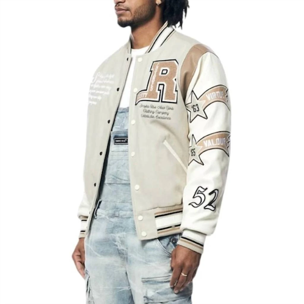 Smoke Rise Smoke Rise - Smoke Rise Torch Varsity Jacket 2