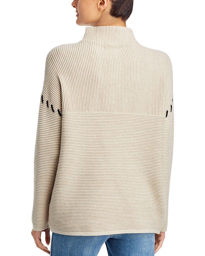 T Tahari Funnel Neck Ottoman Sweater