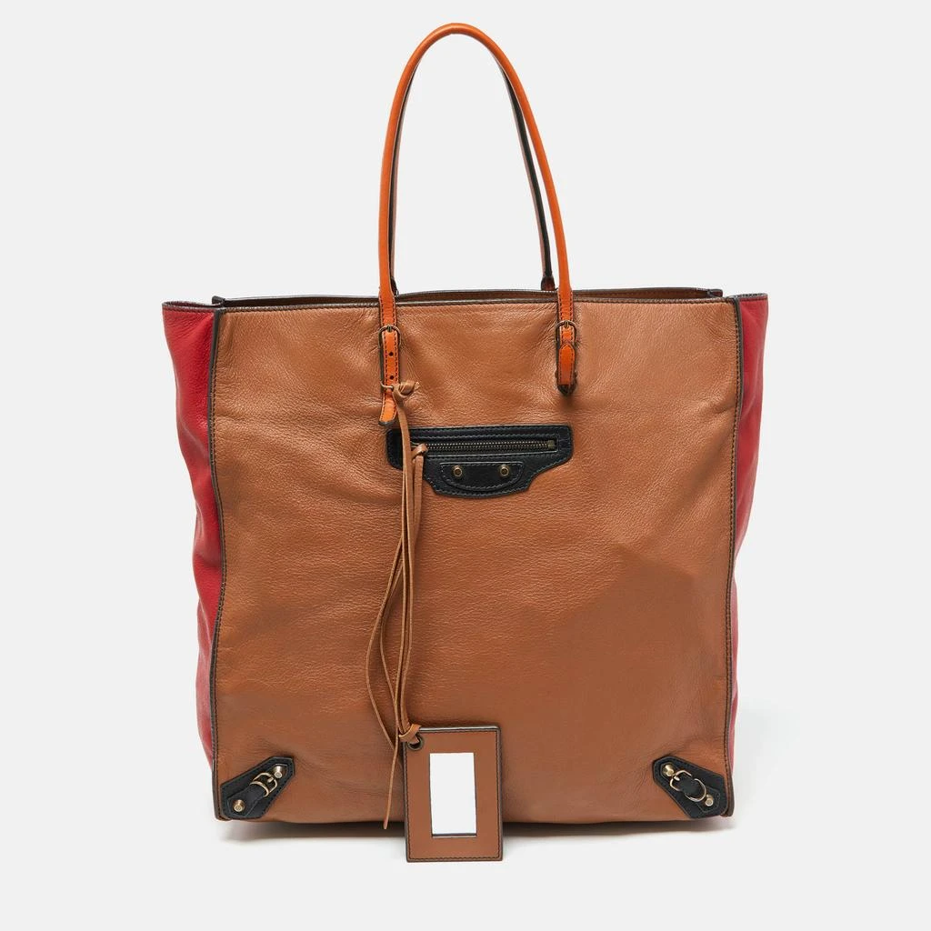 Balenciaga Balanciaga Multicolor Leather Papier A5 Tote 1