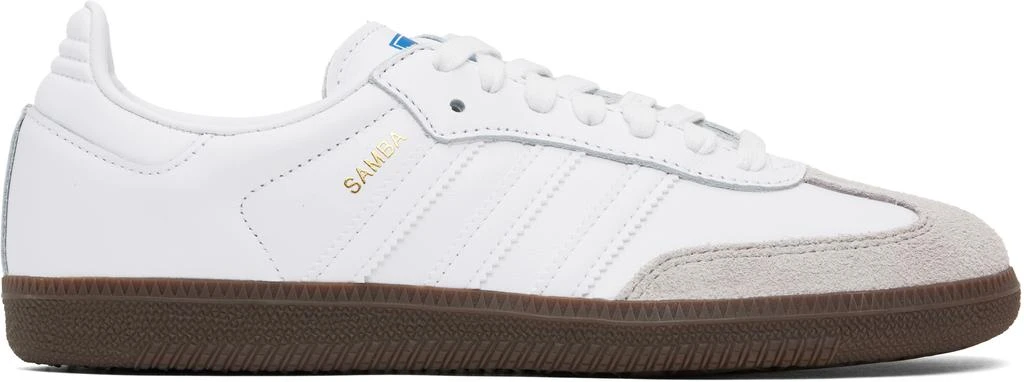 Adidas White Samba OG Sneakers 1