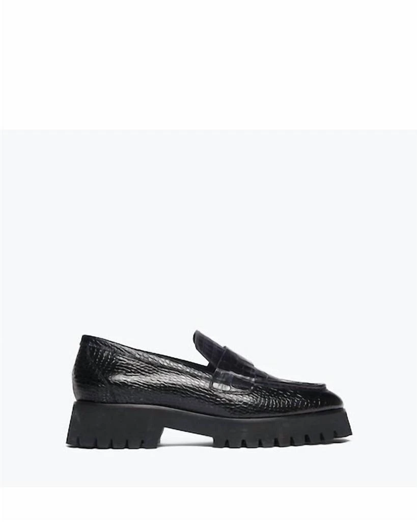 Freda Salvador Freda Salvador - Women's Hana Croc Embossed Loafers 1